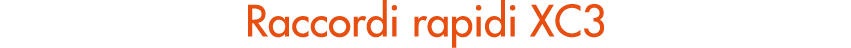 Raccordi rapidi XC3