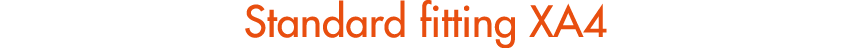 Standard fitting XA4