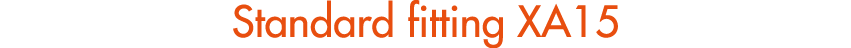 Standard fitting XA15
