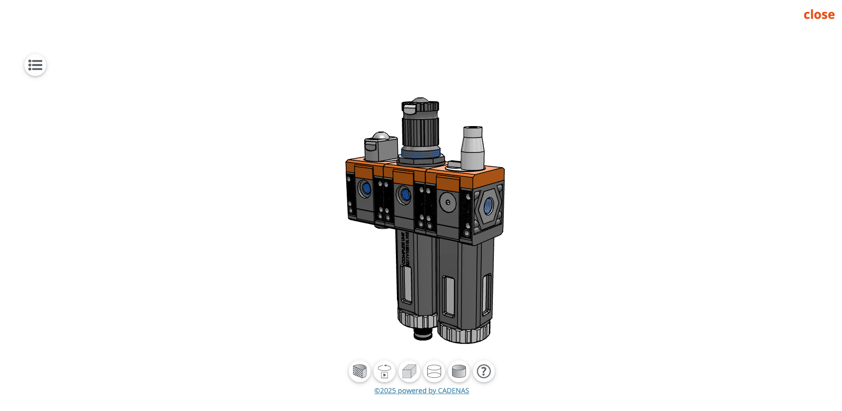 3d product configured with Syntesi configurator