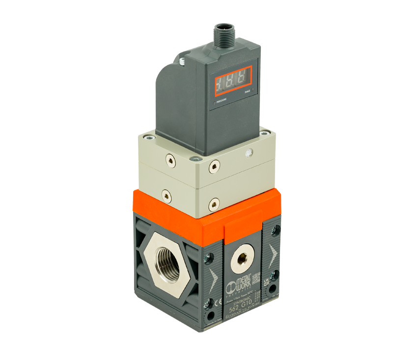 Range widening: Proportional pressure regulator SYNTRONIC Series size 2